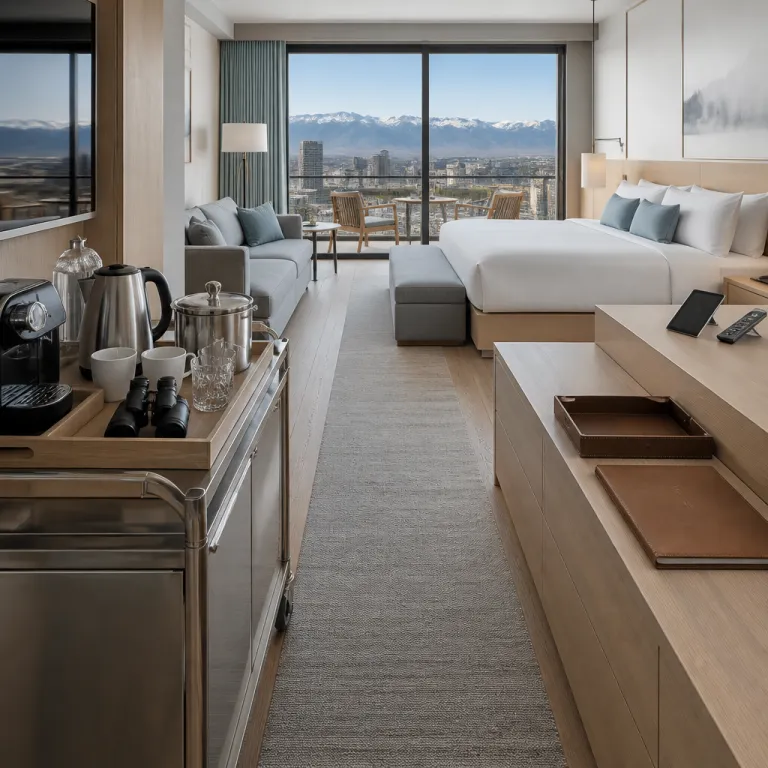 Elevated denver hotel suites for an urban retreat with mountain views
