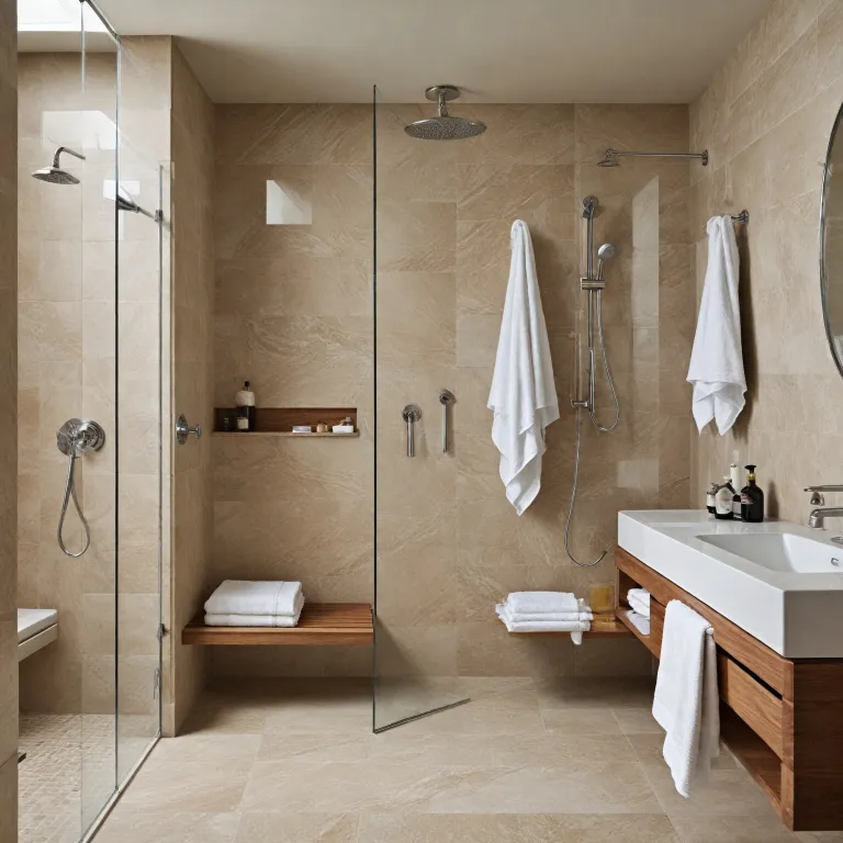 Elegant roll in shower hotel stays for effortless accessible travel