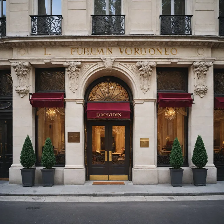 Where is the Louis Vuitton hotel in Paris and what can guests expect