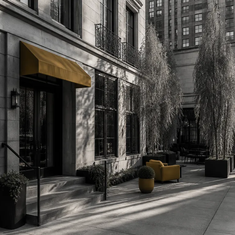 An elegant urban retreat at The Willows Hotel on Surf Street in Chicago