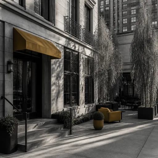 An elegant urban retreat at The Willows Hotel on Surf Street in Chicago